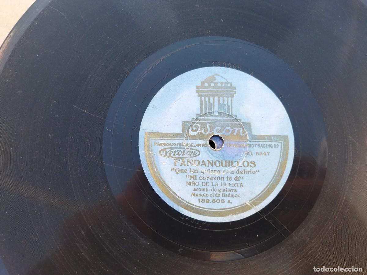 Discos de pizarra: disco de pizarra deL ni&ntilde;o de la huerta FANDANGUILLOS manolo el de badajoz 182605