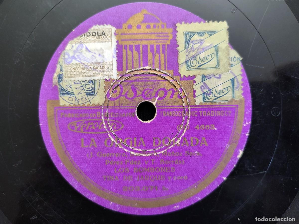 Discos de pizarra: LA ORG&Iacute;A DORADA. RAMPERSTEN, RAMPER &ndash; LOS BOMBONES, TINA DE JARQUE. DISCO REGAL 203.071 a Y b