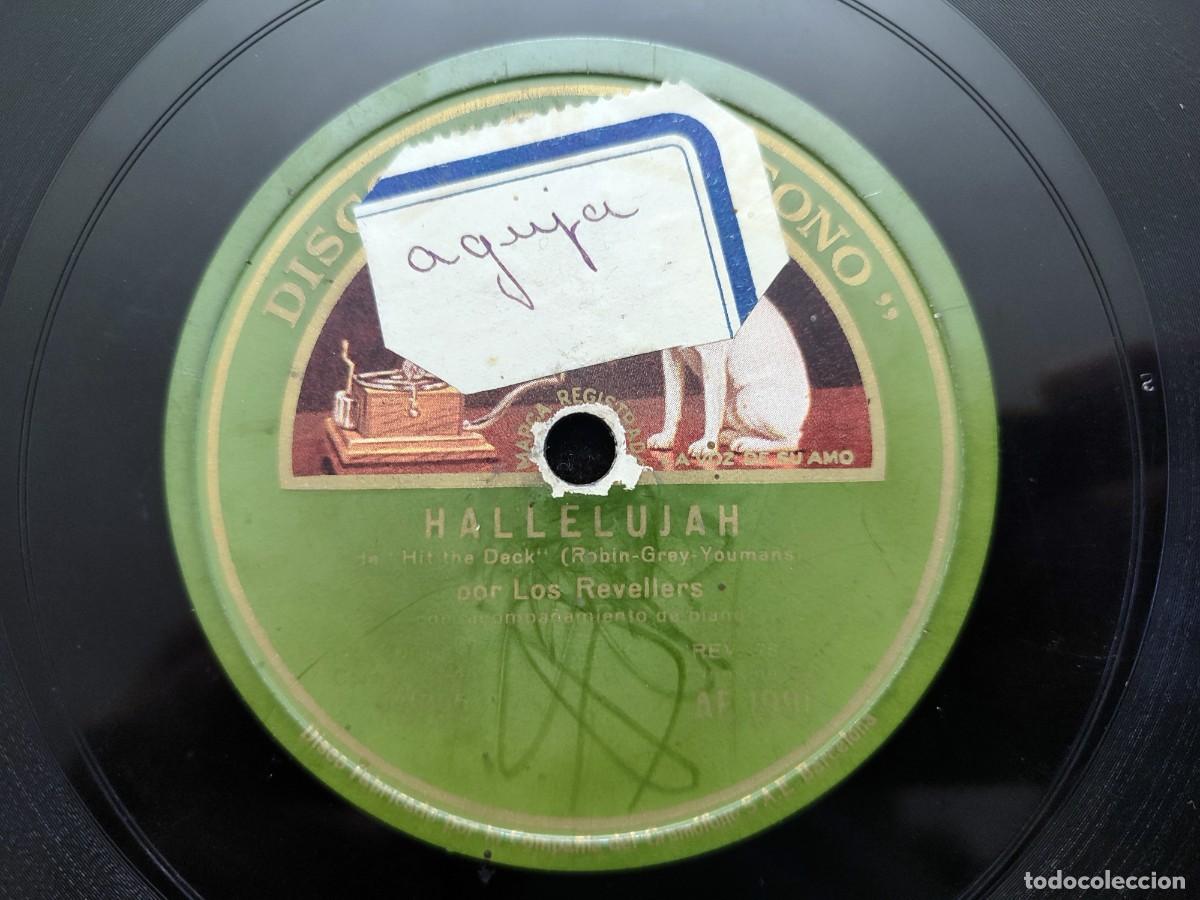 Discos de pizarra: LOS REVELLERS. ALL ALONE MONDAY &ndash; ALLELUJAH. DISCO GRAMOFONO AE1991