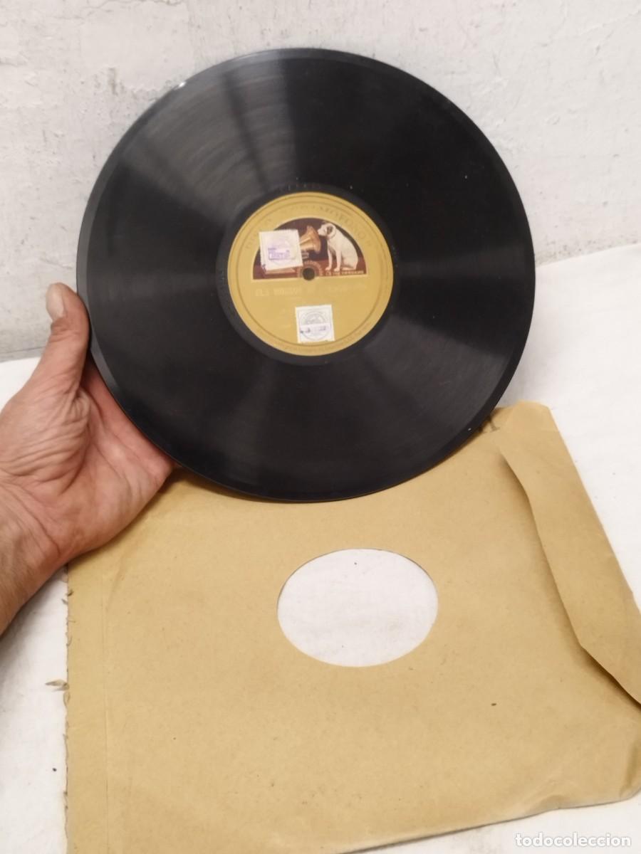 Discos de pizarra: Antiguo Disco Pizarra 78 RPM Pilar Alonso - Els Mossos de l'Esquadra (Gram&oacute;fono, AG 387).