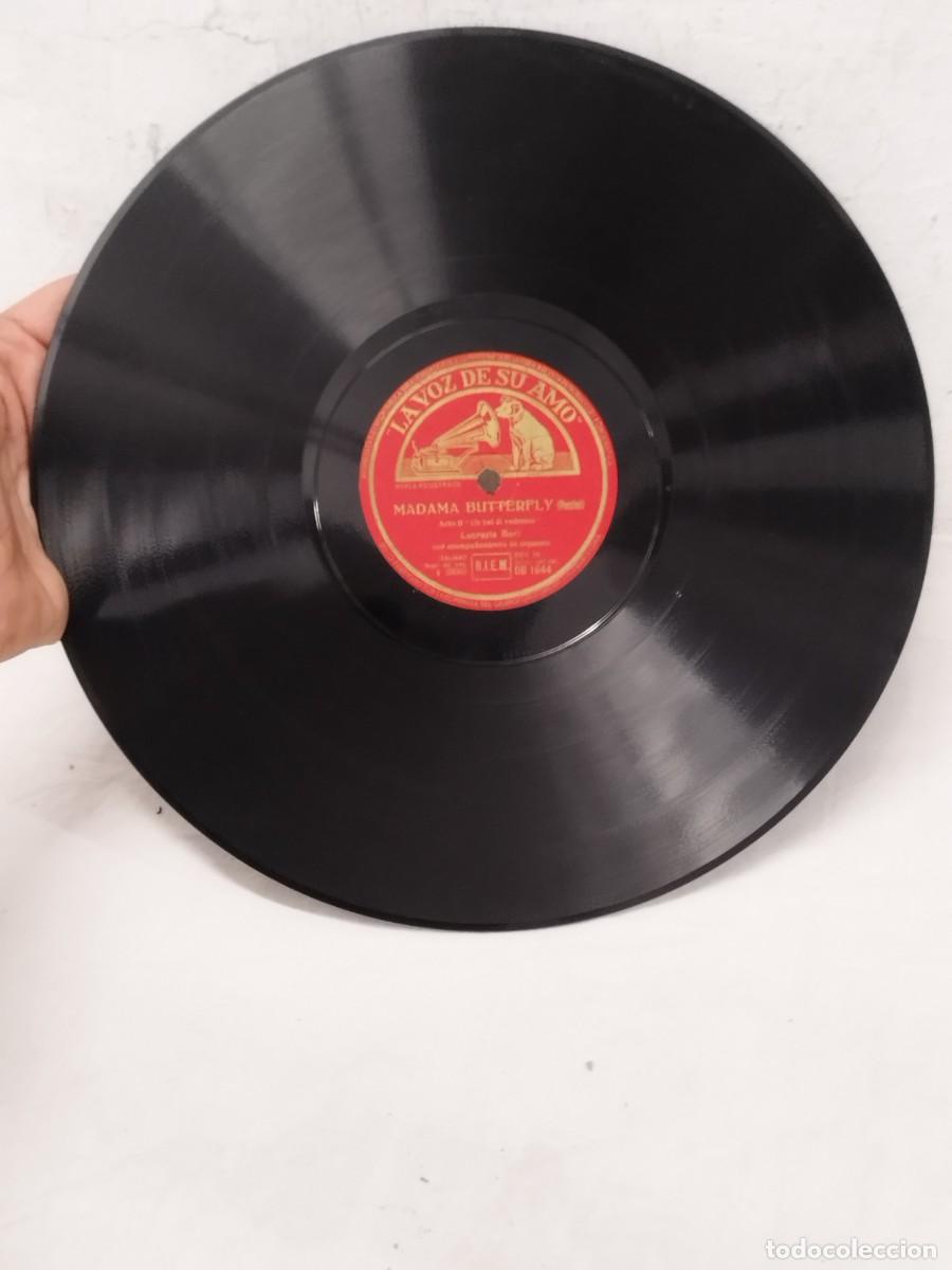 Discos de pizarra: Antiguo Disco Pizarra 78 RPM 12&rdquo; La Voz de Su Amo DB 1644 - Lucrezia Bori.