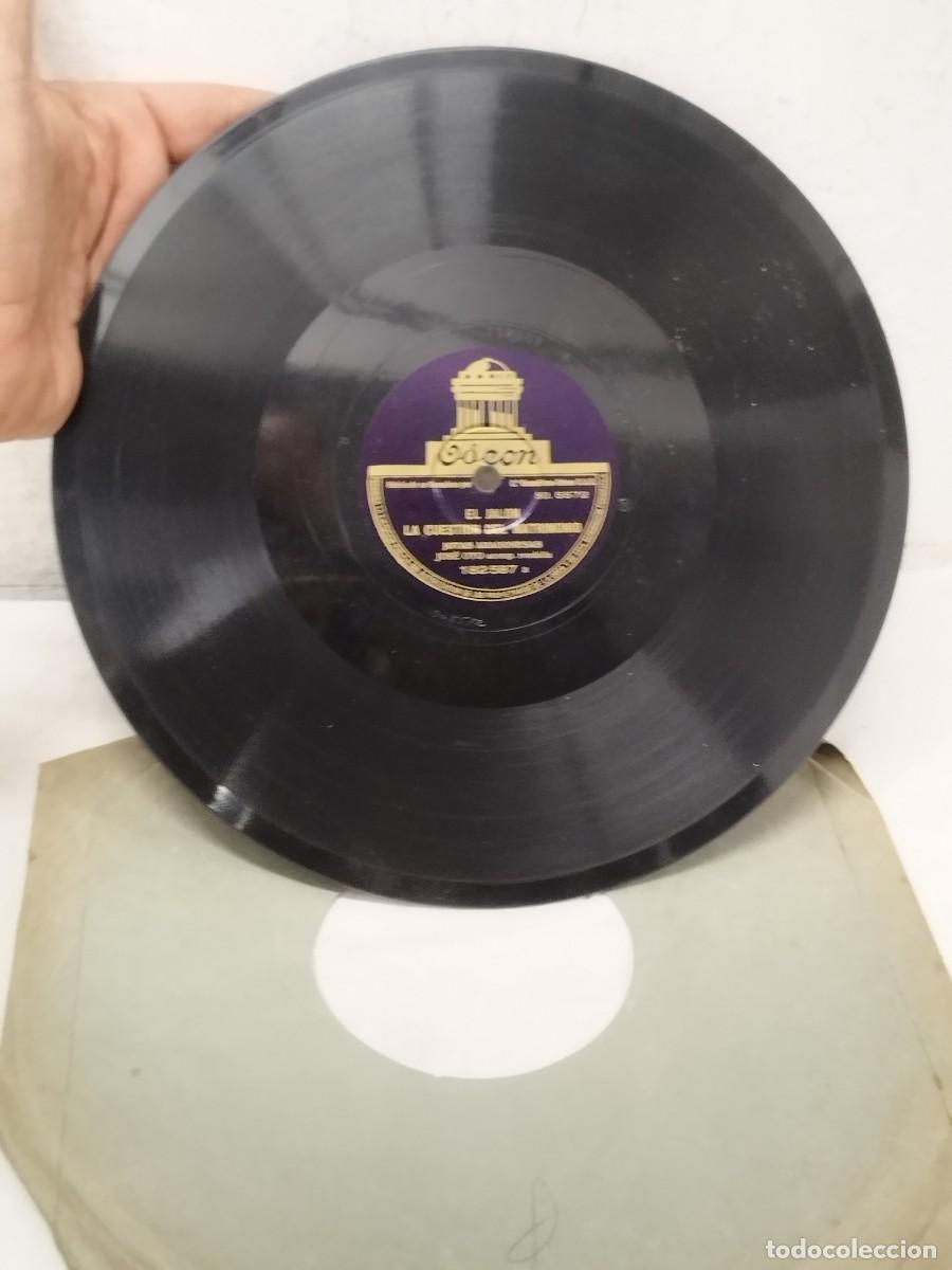 Discos de pizarra: Antiguo Disco Pizarra 78 RPM Odeon 182.587 - Jos&eacute; Oto (Jotas Aragonesas, 1929).
