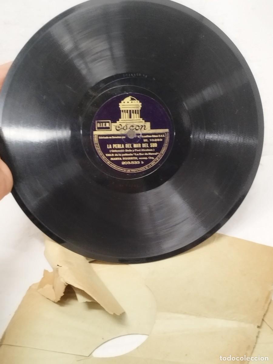 Discos de pizarra: Antiguo Disco Pizarra 78 RPM Odeon 203.533 - Marta Eggerth: La Perla del Mar del Sud / No se besar.