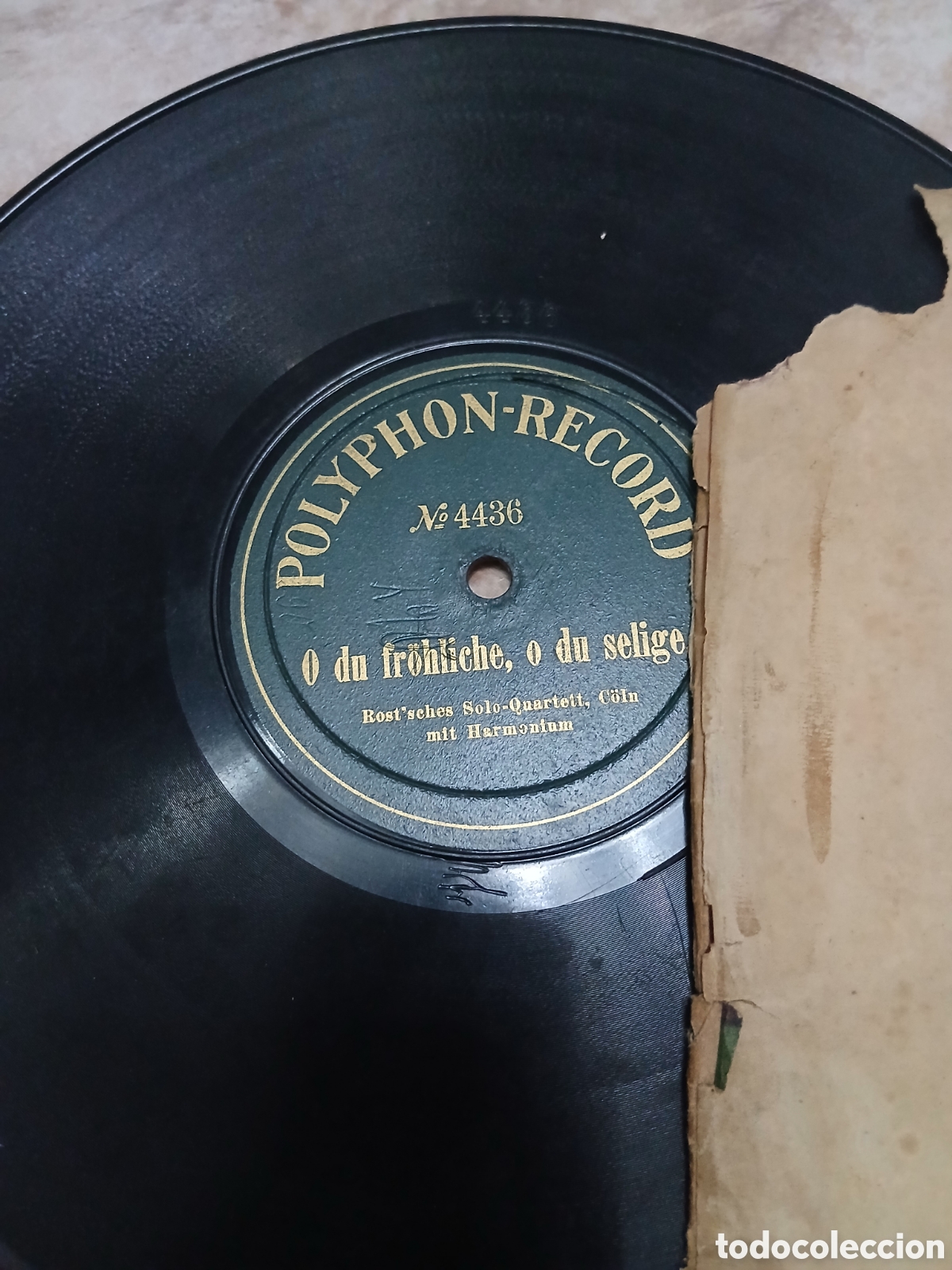 Discos de pizarra: 3 discos de pizarra 78rpm - Foto 3