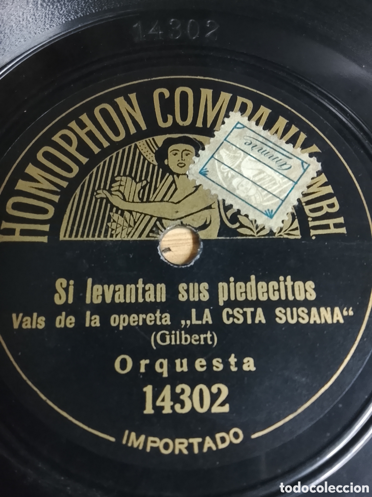 Discos de pizarra: Disco de pizarra si levantan sus piedecitos