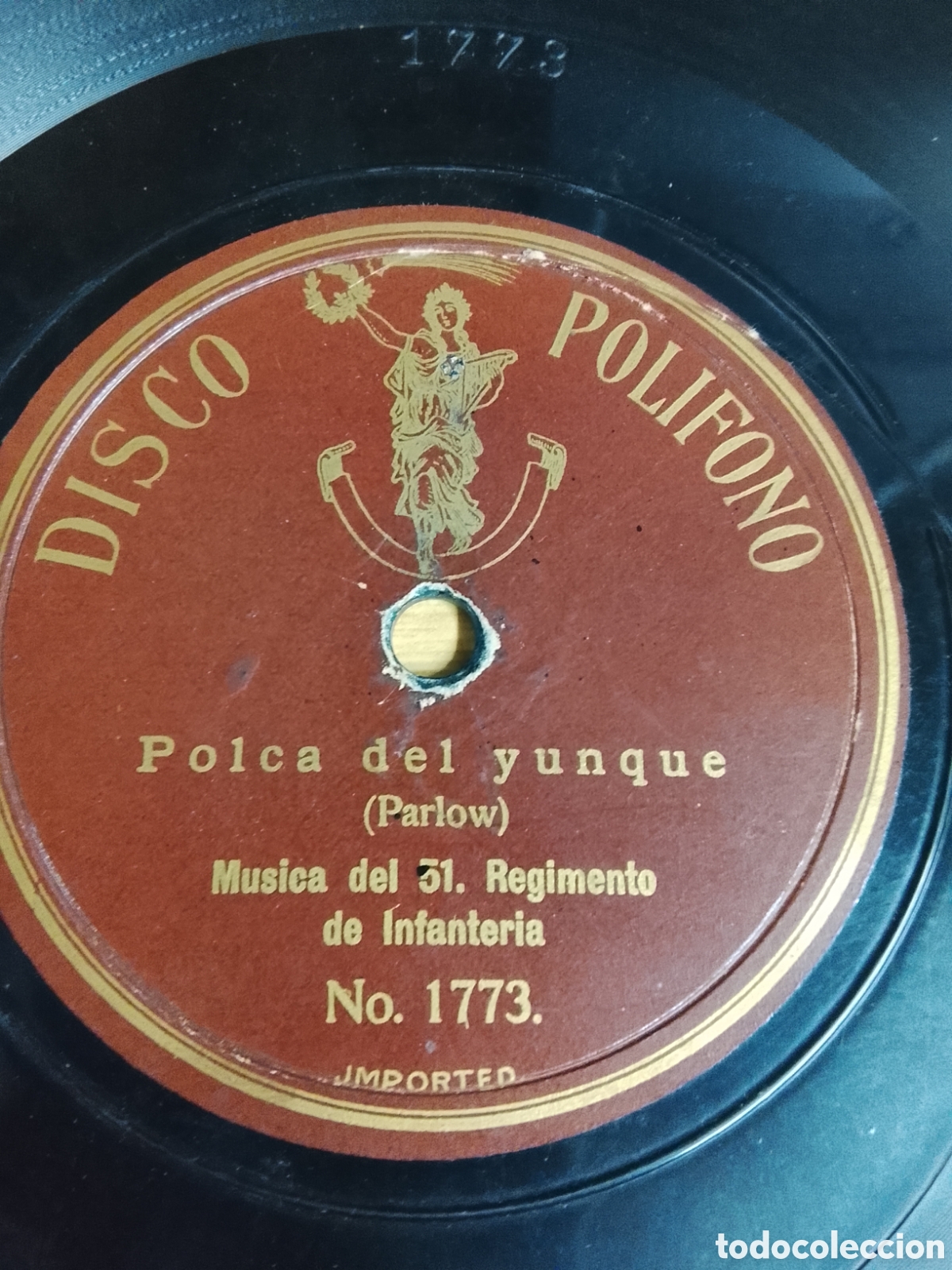 Discos de pizarra: Disco de pizarra polka del yunque