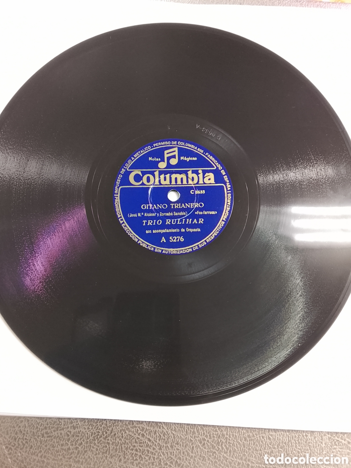 Discos de pizarra: Disco de pizarra gitano trianero - Foto 3