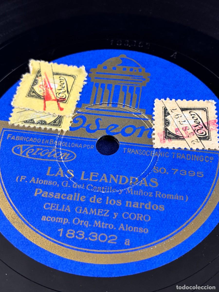 Discos de pizarra: Disco Pizarra Celia G&aacute;mez Las Leandras El Pichi Los Nardos 1931 Ode&oacute;n 183302 78 RPM