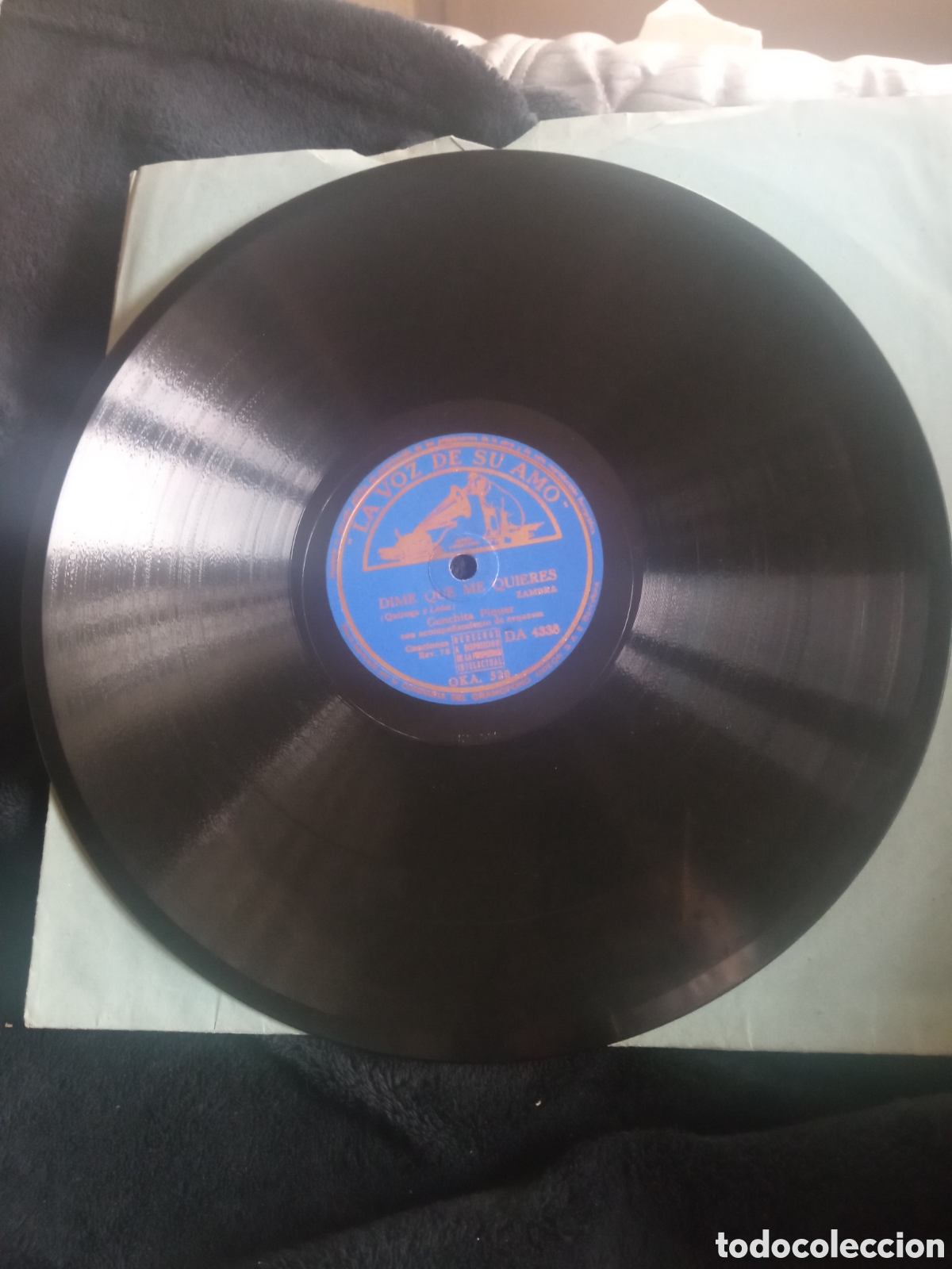 Discos de pizarra: Disco de pizarra, Conchita Piquer, Almudena y Dime que me quieres