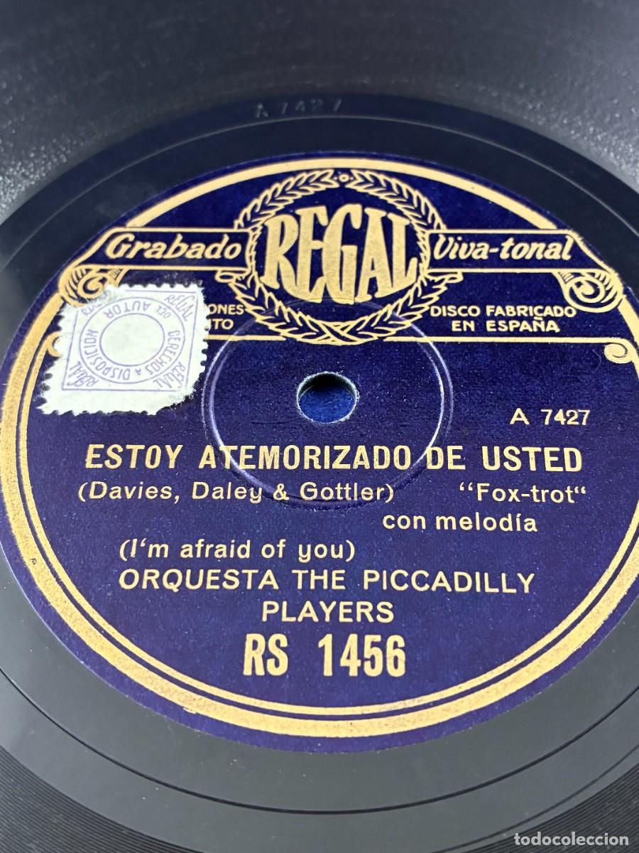 Discos de pizarra: Disco pizarra Piccadilly Players - Estoy atemorizado de usted / Saskatchewan - Regal RS 1456