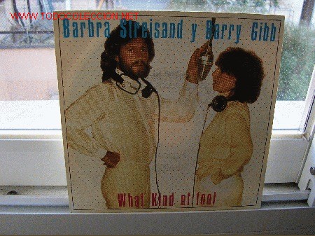 Vinyl-Schallplatten: BARBRA STREISAND & BARRY GIBB What kind of fool