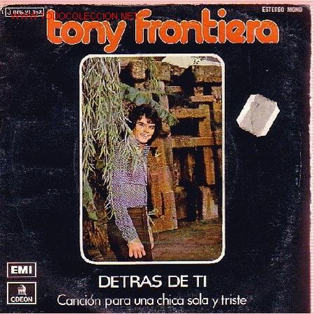Discos de vinilo: TONY FRONTIERA      SINGLE - Foto 1