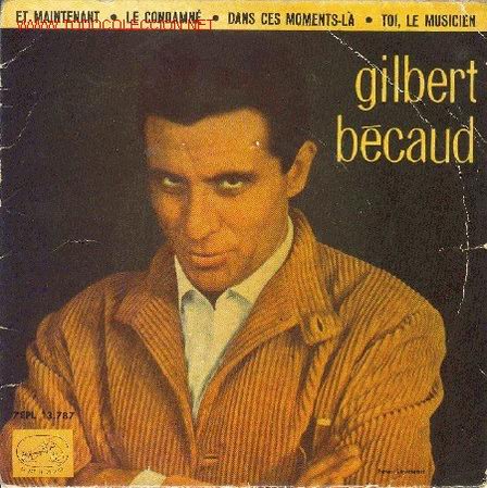 Discos de vinilo: UXV GILBERT BECAUD - 1962 - SINGLE 45 RPM - Foto 1