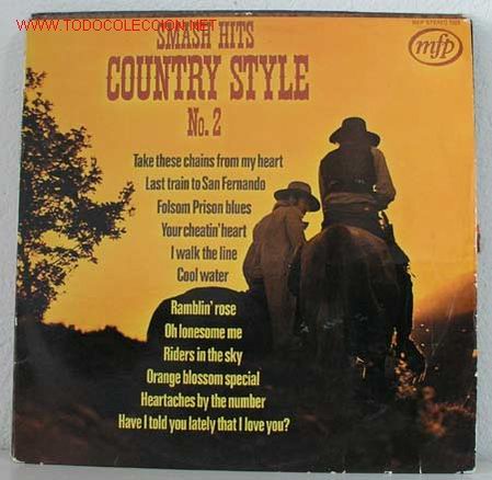 Discos de vinilo: SMASH HITS COUNTRY STYLE N&ordm;2 LP33 - Foto 1