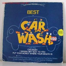 Discos de vinilo: BEST OF CAR WASH (ROSE ROYCE AND FEATURING THE POINTER SISTERS) LP33