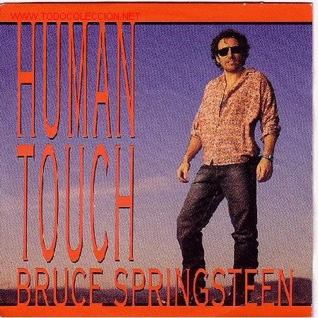 Discos de vinilo: BRUCE SPRINGSTEEN SINGLE human touch - Foto 1