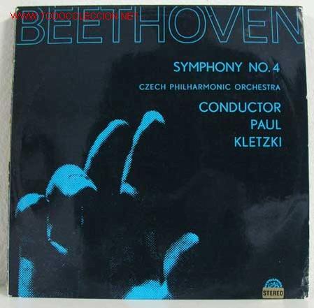 Discos de vinilo: CZECH PHILHARMONIC ORCHESTRA (BEETHOVEN Symphony n&ordm;4) LP33 - Foto 1