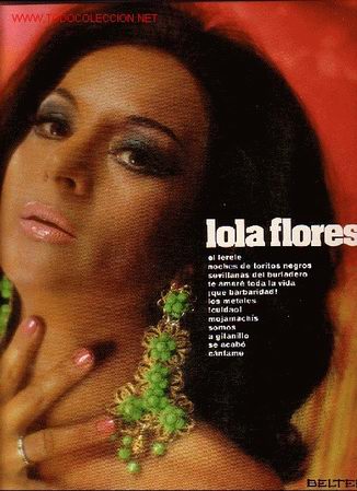 Discos de vinilo: LOLA FLORES     LP EL LERELE-A GITANILLO-CANTAME-ECT - Foto 1