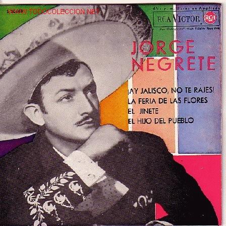 Discos de vinilo: JORGE NEGRETE   DISCO EP AY JALISCO - Foto 1