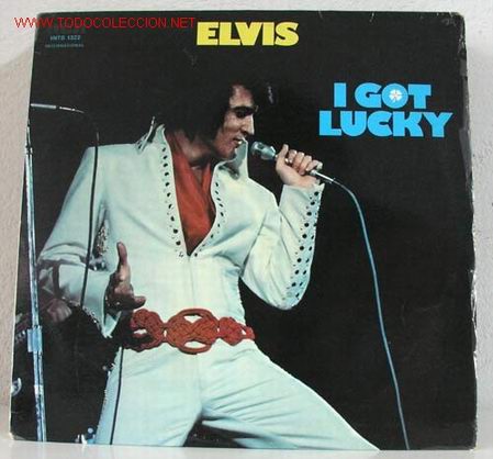 Discos de vinilo: ELIVIS PRESLEY   (I GOT LUCKY)    LP33 - Foto 1