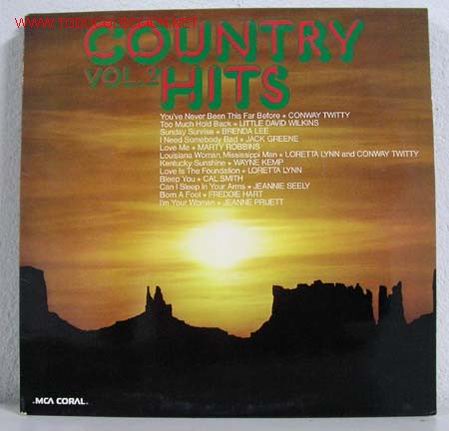 Discos de vinilo: COUNTRY HITS VOL.2 LP33 - Foto 1