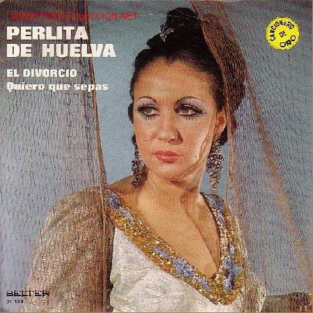 Discos de vinilo: PERLITA DE HUELVA  DISCO SINGLE - Foto 1