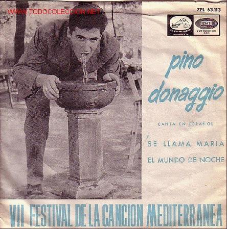 Discos de vinilo: PINO DONAGGIO  EN ESPA&Ntilde;OL   DISCO SINGLE - Foto 1