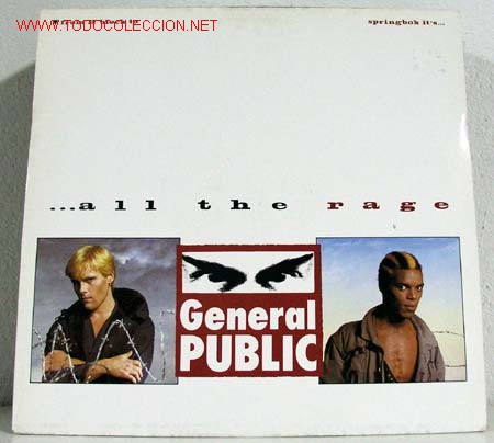 Discos de vinilo: GENERAL PUBLIC (ALL THE RAGE) LP33 - Foto 1