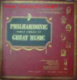 Discos de vinil: PHILHARMONIC Family Library of GREAT MUSIC. Album 2