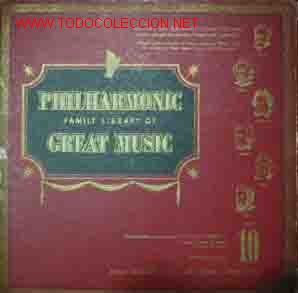 Discos de vinilo: PHILHARMONIC Family Library of GREAT MUSIC. Album 10