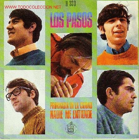 Discos de vinilo: LOS PASOS  DISCO SINGLE - Foto 1