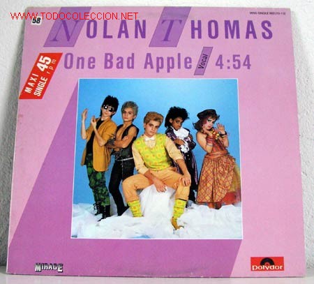 Discos de vinilo: NOLAN THOMAS   (ONE BAD APPLE)     MAXISINGLE 45RPM - Foto 1
