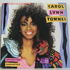 Discos de vinilo: CAROL LYNN TOWNES (SATISFACTION GUARANTEED) LP33