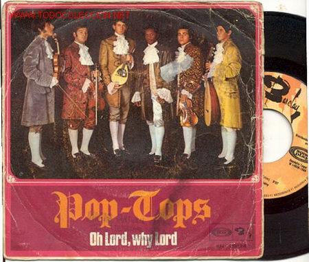 Discos de vinilo: SINGLE   / POP TOPS / OH LORD WHY LORD / EL MAR - Foto 1