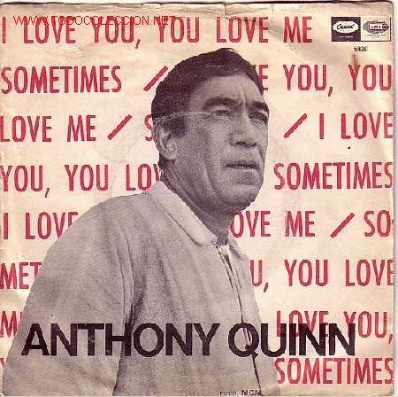 Discos de vinilo: ANTHONY QUINN      DISCO SINGLE - Foto 1