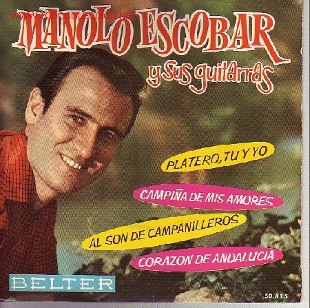 Discos de vinilo: MANOLO ESCOBAR Y SUS GITARRAS DISCO EP - Foto 1