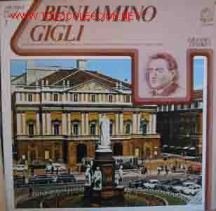 Discos de vinilo: BENIAMINO GIGLI - Foto 1