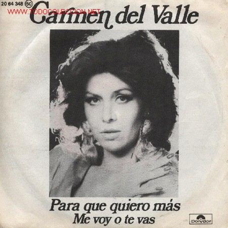 Discos de vinilo: Carmen del Valle - Foto 1