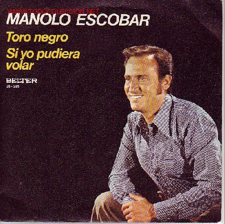 Discos de vinilo: MANOLO ESCOBAR DISCO SINGLE - Foto 1