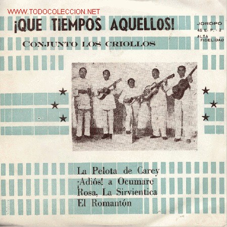 Discos de vinilo: Conjunto Los Criollos - Foto 1