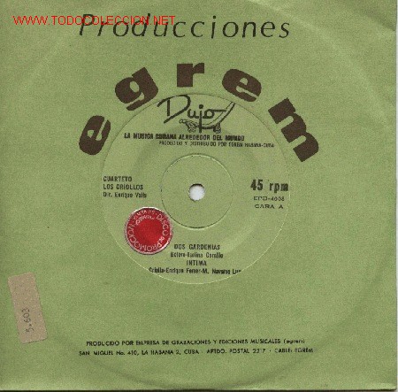 Discos de vinilo: Cuarteto los Criollos - Foto 1