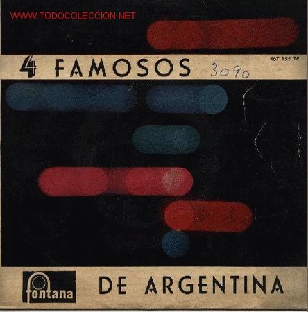 Disques de vinyle: 4 Famosos de Argentina