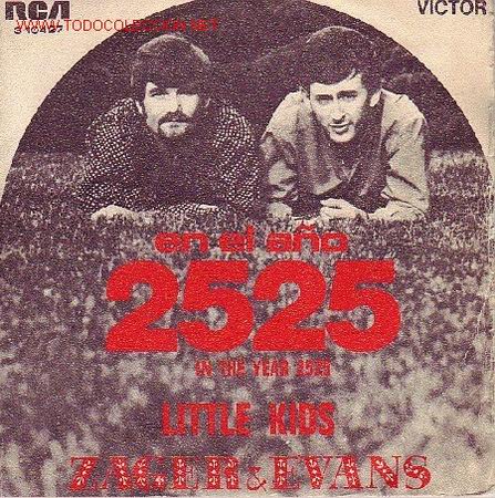 Discos de vinilo: ZAGER & EVANS   DISCO SINGLE - Foto 1