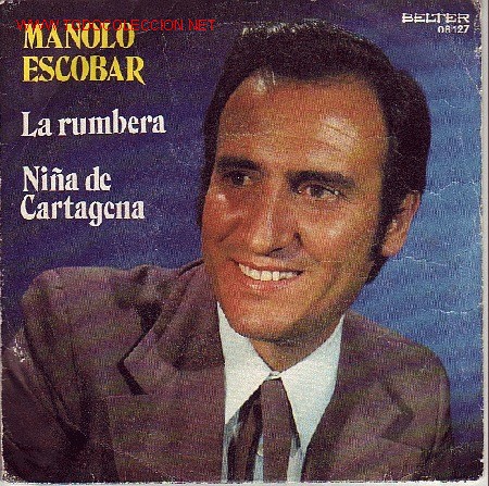 Discos de vinilo: MANOLO ESCOBAR  DISCO SINGLE BELTER 08127 - Foto 1