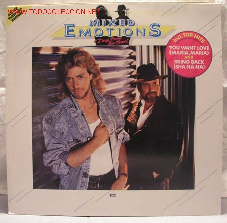 Discos de vinilo: MIXED EMOTIONS (DEEP FROM THE HEART) LP33 - Foto 1