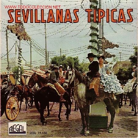 Disques de vinyle: LOS SEVILLANOS    DISCO EP SEVILLANAS