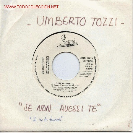 Discos de vinilo: Umberto Tozzi - Foto 1