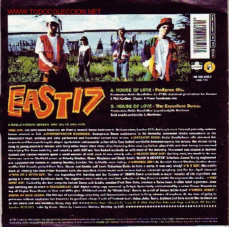 Discos de vinilo: EAST17   DISCO SINGLE - Foto 1