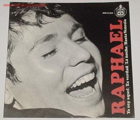 Discos de vinilo: ANTIGUO DISCO DE RAPHAEL - YO SOY AQUEL - - Foto 1