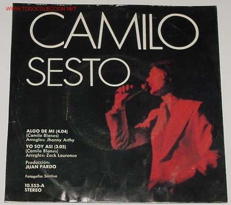 Discos de vinilo: ANTIGUO DISCO DE CAMILO SESTO - Foto 1